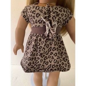 American Girl Sweet Savannah Cheetah Dress